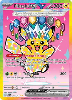 Pikachu ex 277/217